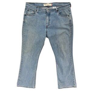 Levis Nouveau Bootcut Jeans Womens Blue Light Wash Stretch Denim Size 16 S